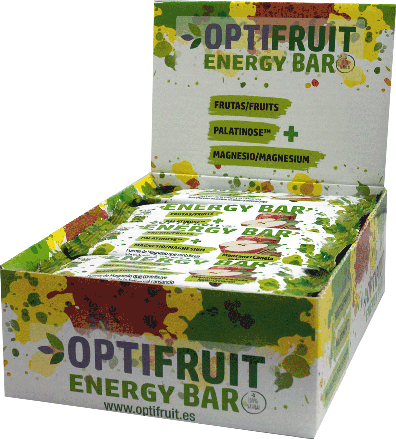 EXPO 24 OPTIFRUIT ENERGY BAR 40GR MANZANA&amp;CANELA
