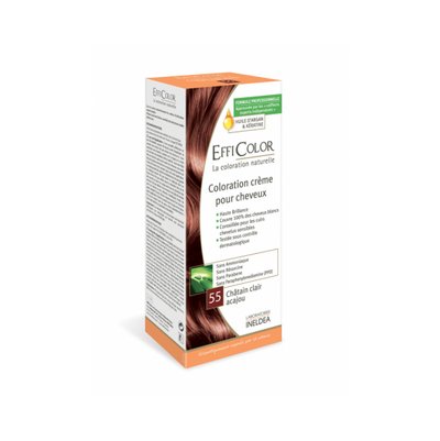 INELDEA EFFICOLOR CREMA COLORANTE CASTAÑO CLARO DORADO Nº53