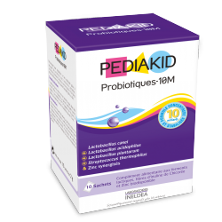 INELDEA PEDIAKID PROBIOTICOS 10M  10 SOBRES PRO&amp;PREBIOTICOS ESTABILIZADOS+ZINC CN 168603.9