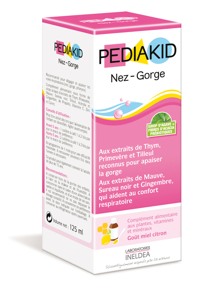 PEDIAKID NARIZ GARGANTA FORMATO FAMILIAR 250 ML