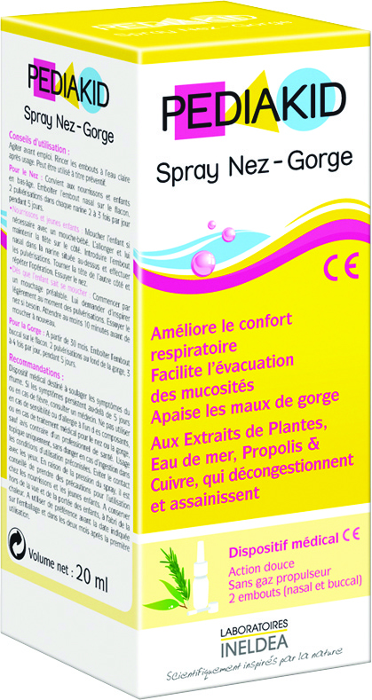 PEDIAKID SPRAY NARIZ GARGANTA 20 ML CN 206910.7