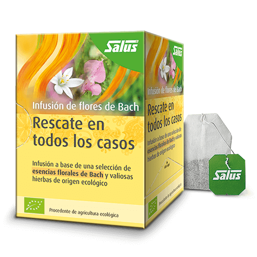 INFUSION DE FLORES DE BACH RESCATE TODOS CASOS BIO 15 FILTROS