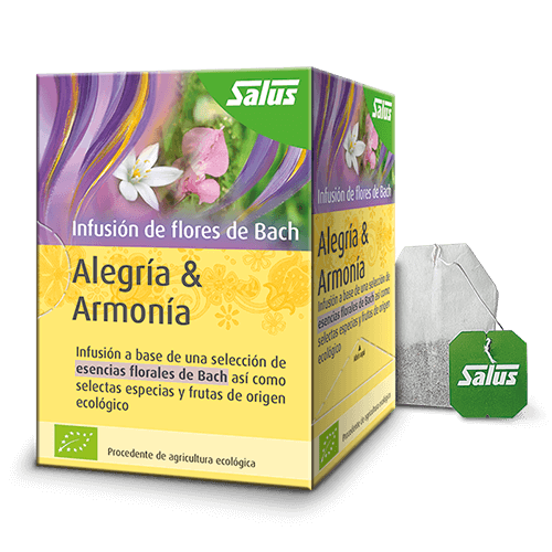 INFUSION FLORES DE BACH ALEGRIA &amp; ARMONIA BIO 15 FILTROS