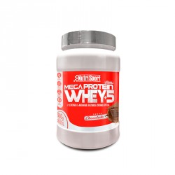 MEGAPROTEIN WHEY+5 FRESA 900 GRS.