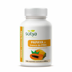 PAPAYA+ TRONCO DE PIÑA  600MG./100 COMPR.