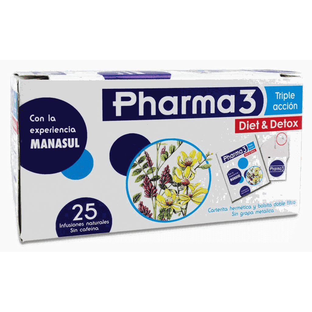 PHARMA 3 DETOX 25 INFUSIONES BIO3