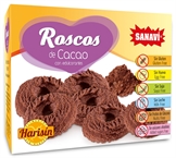 ROSCOS CACAO SIN AZUCAR, SIN GLUTEN 150 GR. SANAVI