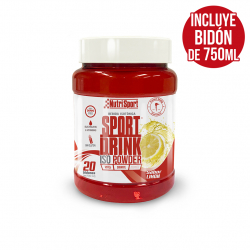 SPORT DRINK ISO POWDER LIMON 1120GR. BOTE+BIDON 20 DOSIS