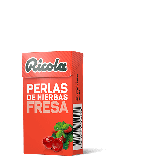 RICOLA PERLAS S/A FRESA CAJA 25 grs 