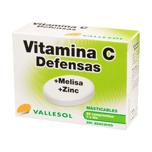 VALLESOL  VIT C + GUARANA 24 comp.  (copia)