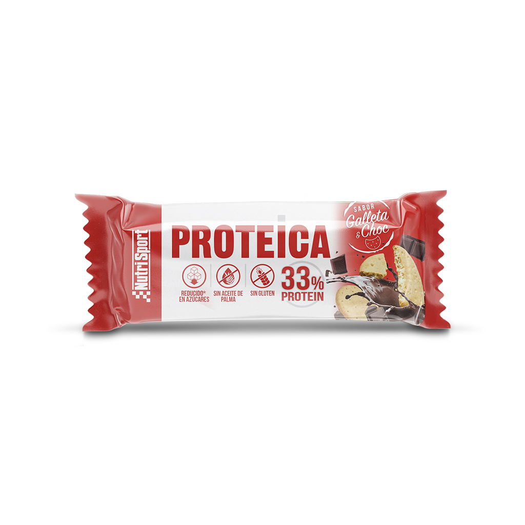BARRITAS PROTEICAS GALLETA &amp; CHOCO 44 GR 24 UND NS