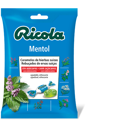 RICOLA BOLSA S/A MENTOL 70 grs.