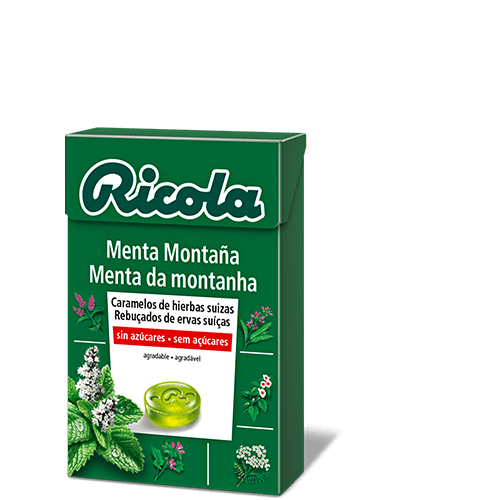RICOLA CARAMELO S/AZUCAR 50 grs. MENTA MONTAÑA
