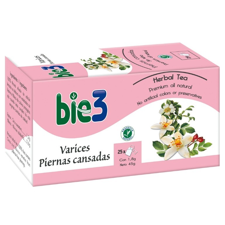 BIE3 VARICES PIERNAS CANSADAS 25 INFUSIONES