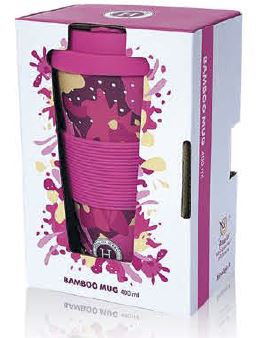 TAZA BAMBOO HIMALAYA MUG ROSA 400 ml. finde serie