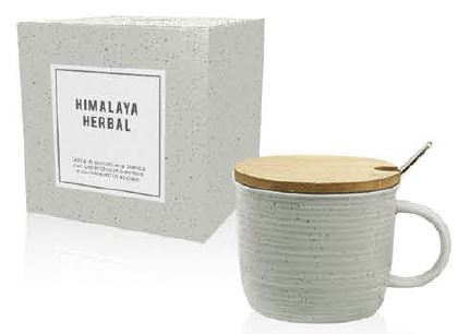 TAZA  PUNTINI ROSA CON CUCHARILLA 300 ml. (copia)