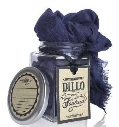 Dilo con FOULARD TARRO CRISTAL CANAPA 16 COLORES CAÑAMO Y VISCOSA