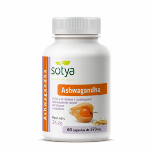 ASHWAGANDHA 60 CAPSULAS 570 MG. SOTYA