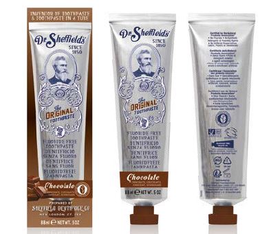 DR. SHEFFIELD'S DENTIFRICO NATURAL CERTIFICADO 140 gr. CHOCOLATE