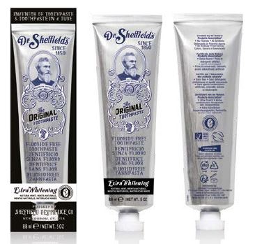 DR. SHEFFIELD'S DENTIFRICO NATURAL CERTIFICADO 140 gr. BLANQUEADOR