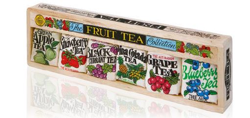 CAJA TE CEYLAN AROMATIZADO CON FRUTAS EN 6 SABORES (6X10grms.)