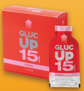 GLUCO UP FRESA 15 grs. 10 sticks