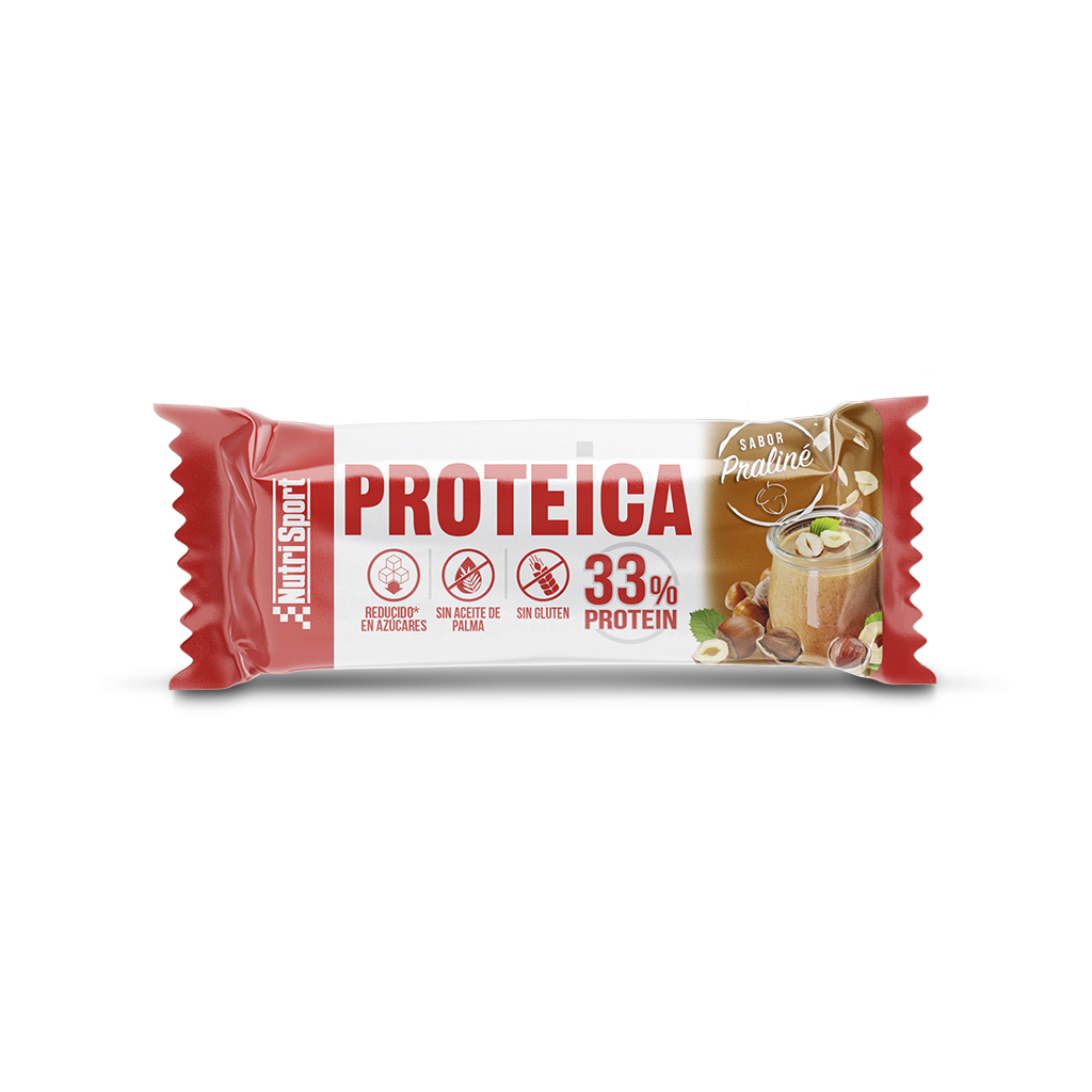 BARRITAS PROTEICA AVELLANA-PRALINÉ 44 GR 24 UND NS