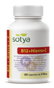 B12+HIERRO+VIT.C 60 CAPS. SOTYA