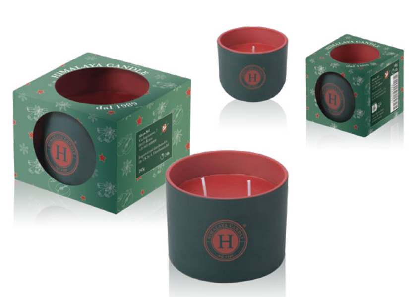 VELA PASTEL MANZANA Y ESPECIAS 245 GRS. fin de serie