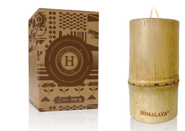 VELA HECHA A MANO CAJA BAMBOO SEDA 100 GRS. (copia)