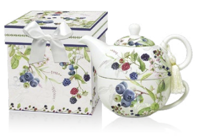TEA FOR ONE CHRISTMAS BERRIES PORCELANA 490ml+320ml fin de serie