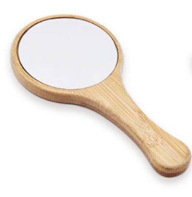 ESPEJO BAMBU POCKET 15X7 cm