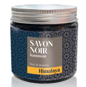 JABON NEGRO A LA FLOR DE NARANJA TARRO 200 ml. HAMMAM