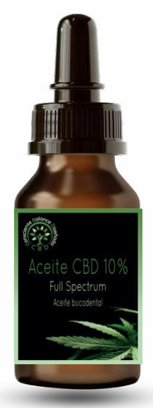CBD al 10% en base aceite oliva BIO 10 ml Healty Vital
