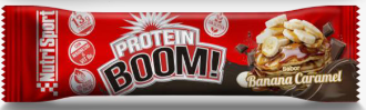 BARRITA PROTEIN BOOM 49 GRS BANANA/CARAMEL EXP. 24 unid