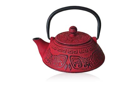 TETERA GHISA INTERIOR ESMALTADO CON FILTRO OHARA 400 ml.