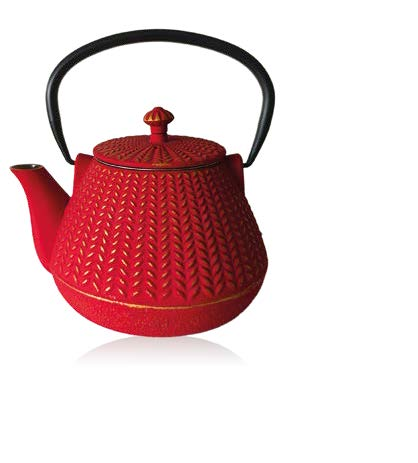 TETERA GHISA INTERIOR ESMALTADO CON FILTRO TANAKA 1000 ml.