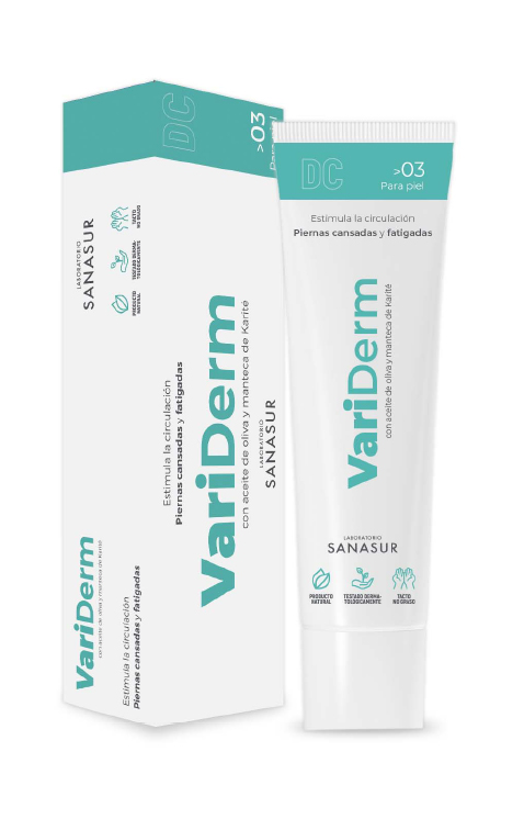 VARIDERM CREMA 75 ML. VARICES Y ARAÑAS VASCULARES SANASUR