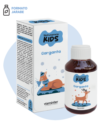 NATURAMINS KIDS JARABE GARGANTA 150 ml. VAMINTER