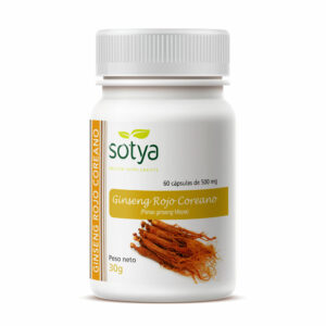 GINSENG ROJO COREANO 500MG. 60 CAP SOTYA