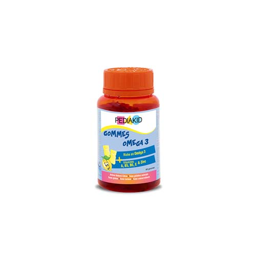 GOMINOLAS PEDIAKID OMEGA3 60 OSITOS LIMON