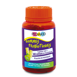 GOMINOLAS PEDIAKID PROBIOTICOS 60 OSITOS MANZANA