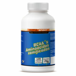 AMINO. RAMIFICADOS 120 CAPS. 600 MGS. SOTYASPORT