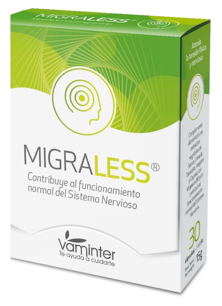 MIGRALESS 30 CAPSULAS TANACETO/SAUCE LAB. VAMINTER