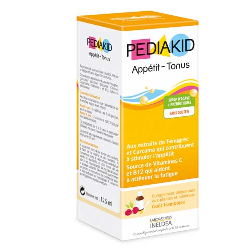 PEDIAKID APETITO JARABE INFANTIL 125 ML. FRAMBUESA