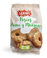 ROSCOS INT. CON SALVADO DE AVENA Y MANZANA 200 GRS.SANAVI