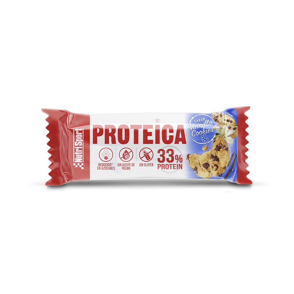 BARRITAS PROTEICA VAINILLA COOKIES 44 GR 24 UND NS