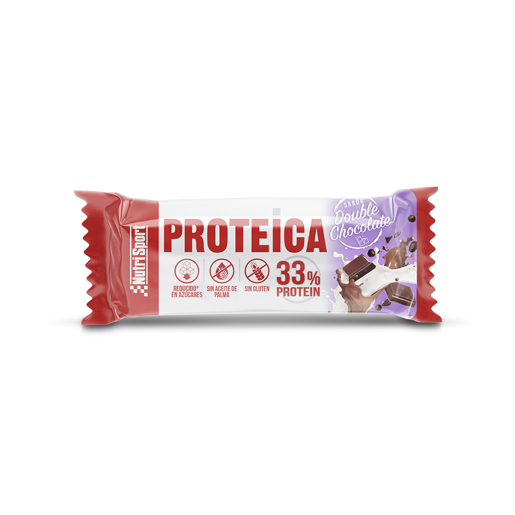 BARRITA PROTEICA DOBLE CHOCOLATE 44 GR 24 UND NS