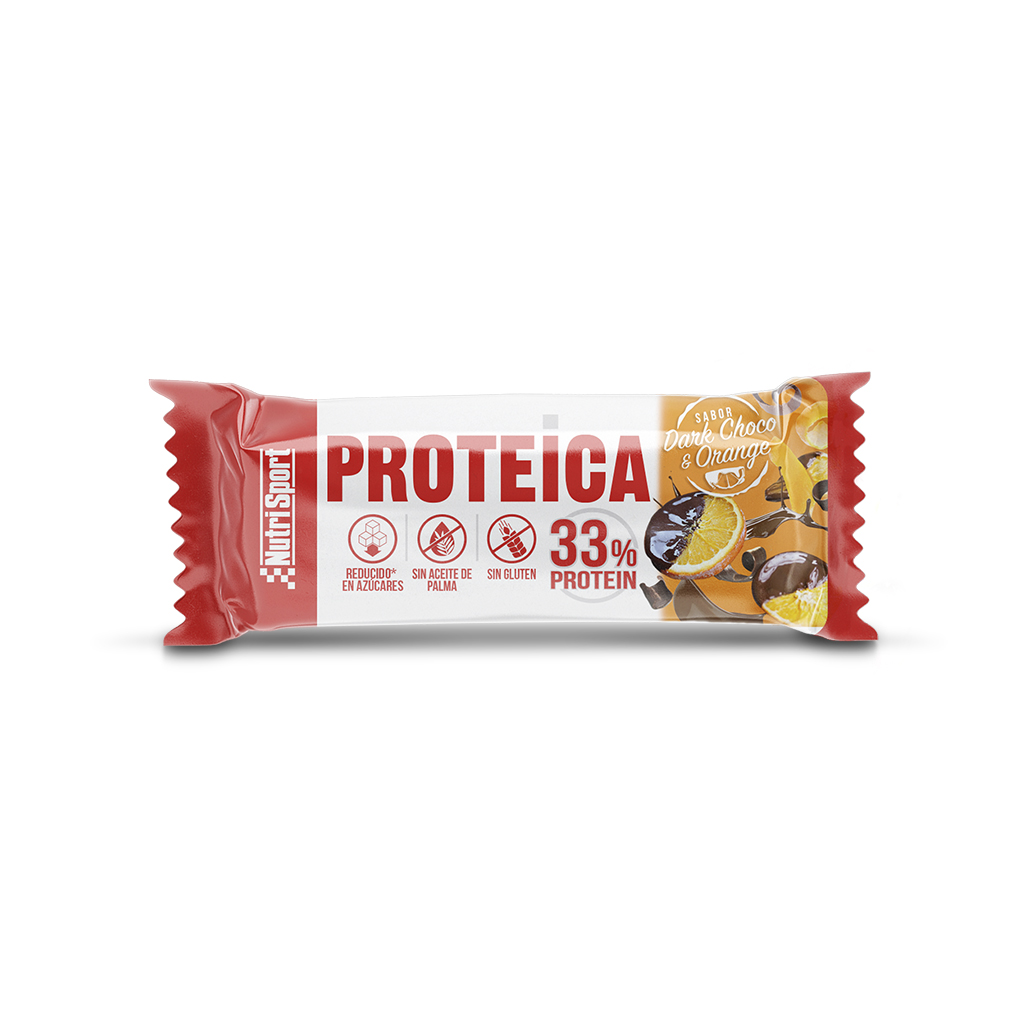 BARRITAS PROTEICAS DARK CHOCO &amp; NARANJA 44 GR 24 UND NS