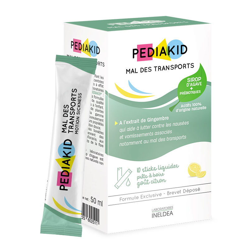 PEDIAKID MAL DE TRANSPORTE 10 STICKS